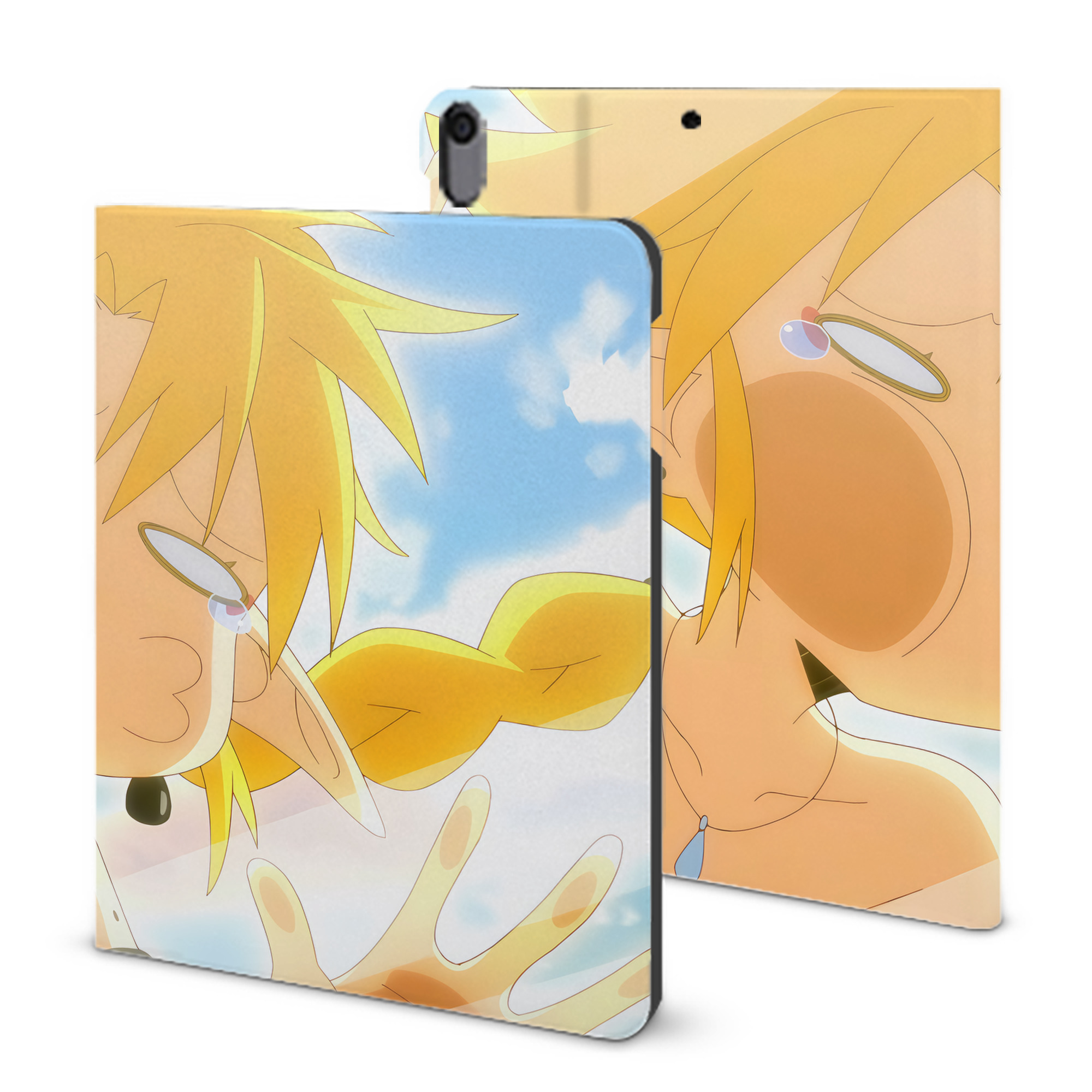（画像用） 転スラ Regarding Reincarnated to Slime IPad ケース ブック型 PUレザー TPU 耐衝撃 軽量 薄型 ペン収納なし 全面保護 IPad 各モデル対応